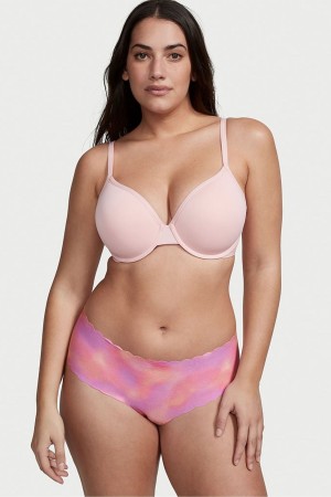 Pink Soft Ombre Victoria's Secret Sexy Illusions by Victorias Secret No Show Cheeky Knickers | LPH-362174