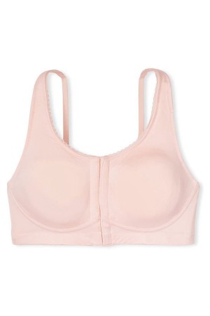 Purest Pink Victoria's Secret Body by Victoria Front Fastening Post Surgery Unlined Bra | CLS-536079