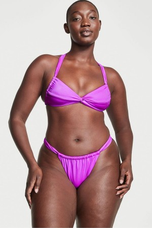 Purple Punch Victoria's Secret Twist Multiway Halterneck Bikini Top | AZI-270958