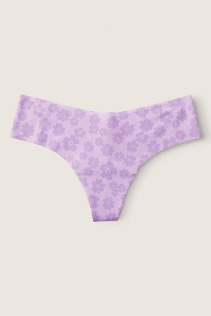 Purple Victoria's Secret No-Show No Show Thong Knickers | RYK-642531