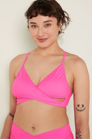 Radiant Rose Pink Victoria's Secret Wrap Bikini Top | CNT-741620