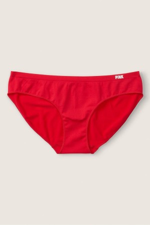 Red Pepper Red Victoria's Secret Seamless Bikini Knickers | GKN-892143