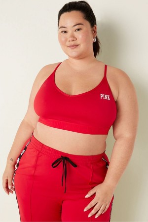 Red Pepper Victoria's Secret Lightly Lined Low Impact Sports Bra | TKX-607194