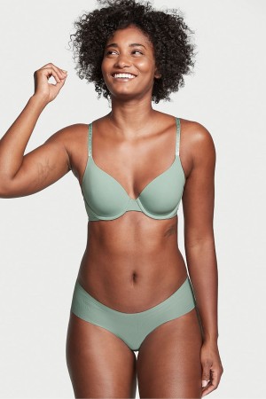 Seasalt Green Victoria's Secret Sexy Illusions by Victorias Secret Ribbed No Show Cheeky Knickers | CYQ-472598