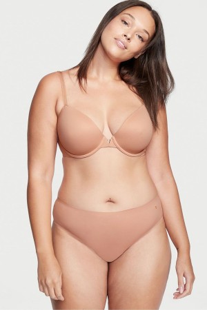 Sweet Nougat Nude Victoria's Secret Love Cloud Smooth Hipster Knickers | OBC-765249