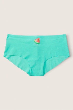 Teal Ice Green Victoria's Secret No-Show No Show Hipster Knickers | CQX-095641