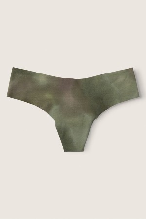 Tie Dye Grassland Green Victoria's Secret No-Show No Show Thong Knickers | HJO-960452