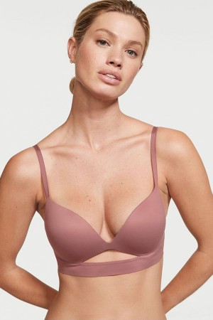 Toasted Sugar Nude Victoria's Secret Love Cloud Smooth Non Wired Push Up Bra | EWG-345016