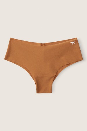 Warm Brown Victoria's Secret No-Show No Show Cheeky Knickers | LZE-431052