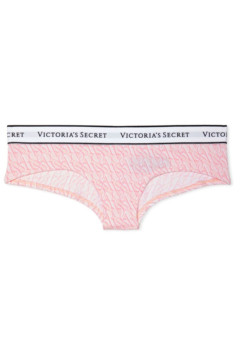 Academy Blue Victoria's Secret Stretch Cotton Logo Knickers | KLF-208936