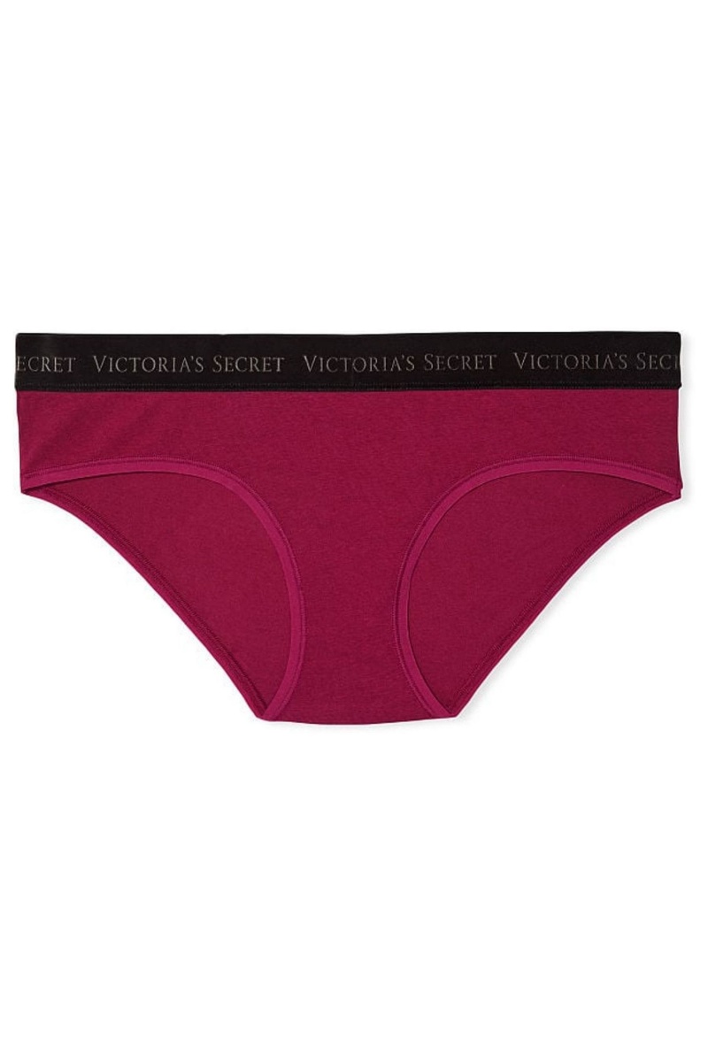 Academy Blue Victoria's Secret Stretch Cotton Stretch Cotton Logo Waist Hipster Knickers | SDB-510382