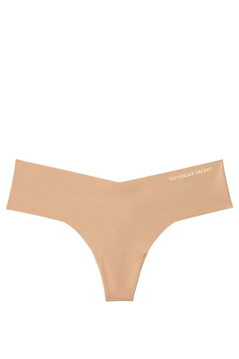 Almost Nude Victoria\'s Secret Sexy Illusions by Victorias Secret No Show Thong Knickers | IUO-367098