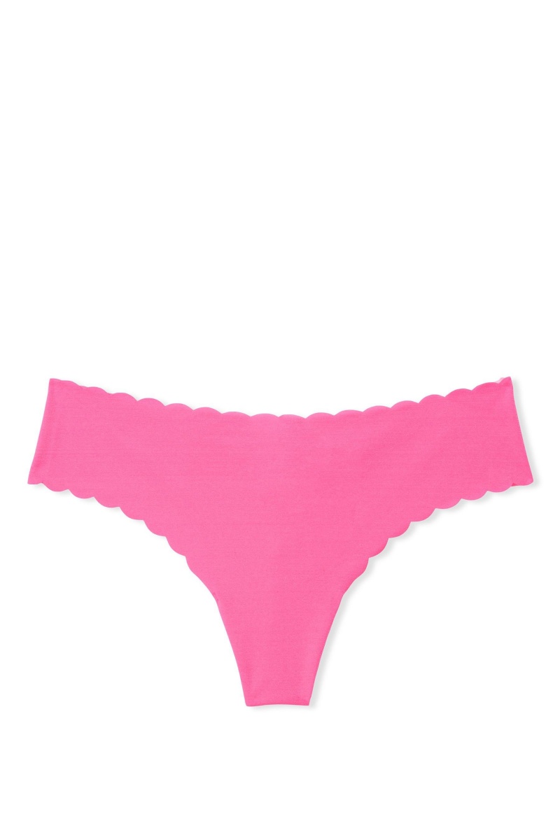 Almost Nude Victoria\'s Secret Sexy Illusions by Victorias Secret No Show Thong Knickers | RWO-289063