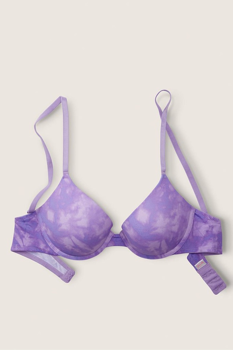 Amethyst Orchid Purple Halloween Victoria's Secret Smooth Push Up T-Shirt Bra | ZYM-976451