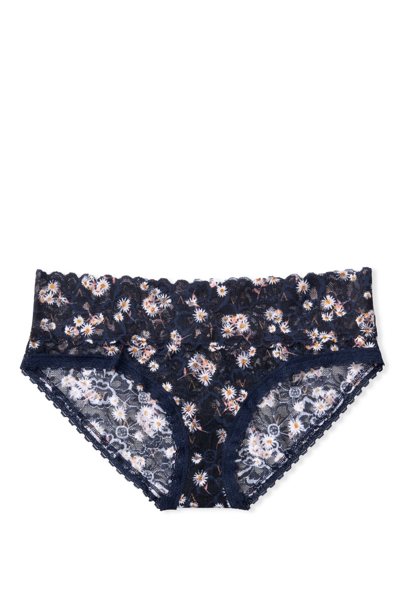 Apricot Frost Orange Victoria's Secret The Lacie Lace Hipster Knickers | RND-529684