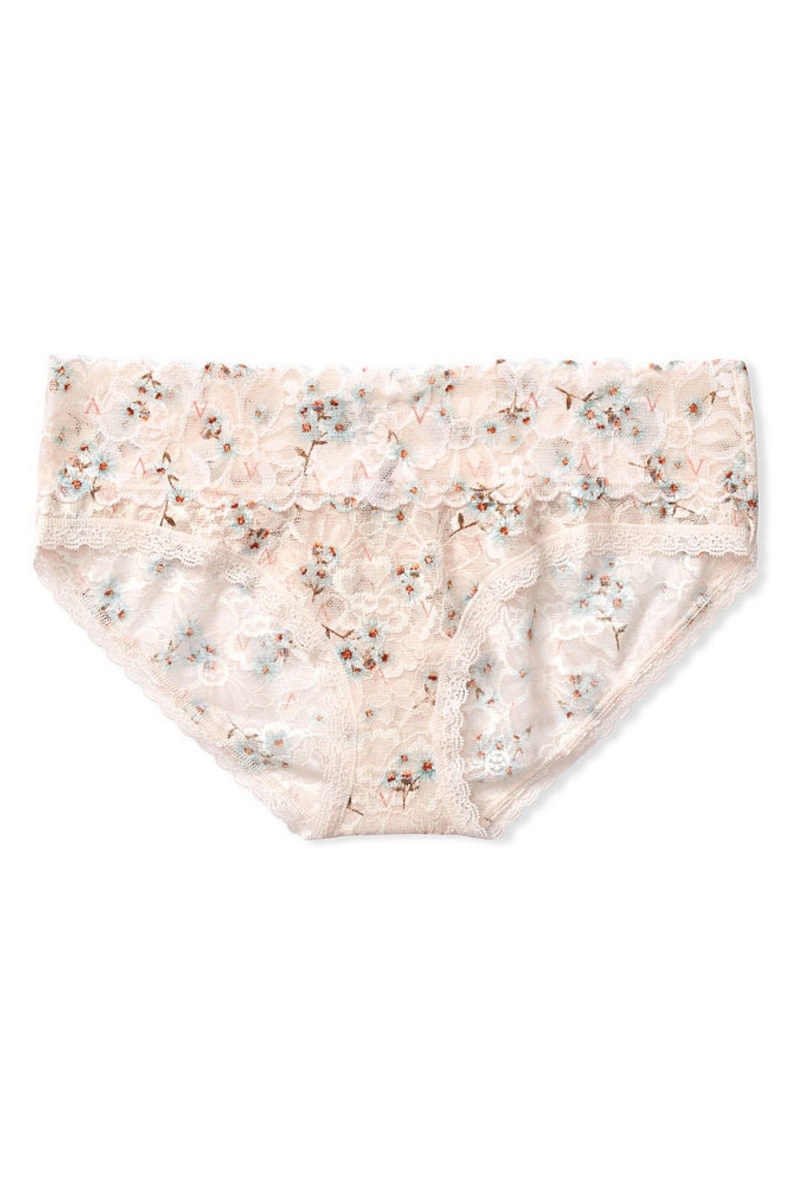 Apricot Frost Orange Victoria's Secret The Lacie Lace Hipster Knickers | JRP-485239