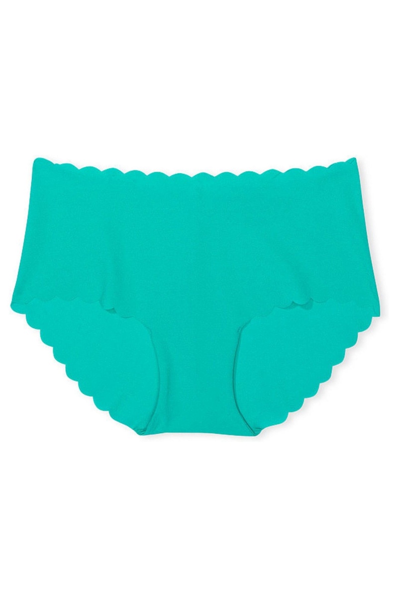 Aqua Sea Green Victoria's Secret Smooth No Show Hipster Knickers | IZP-148056