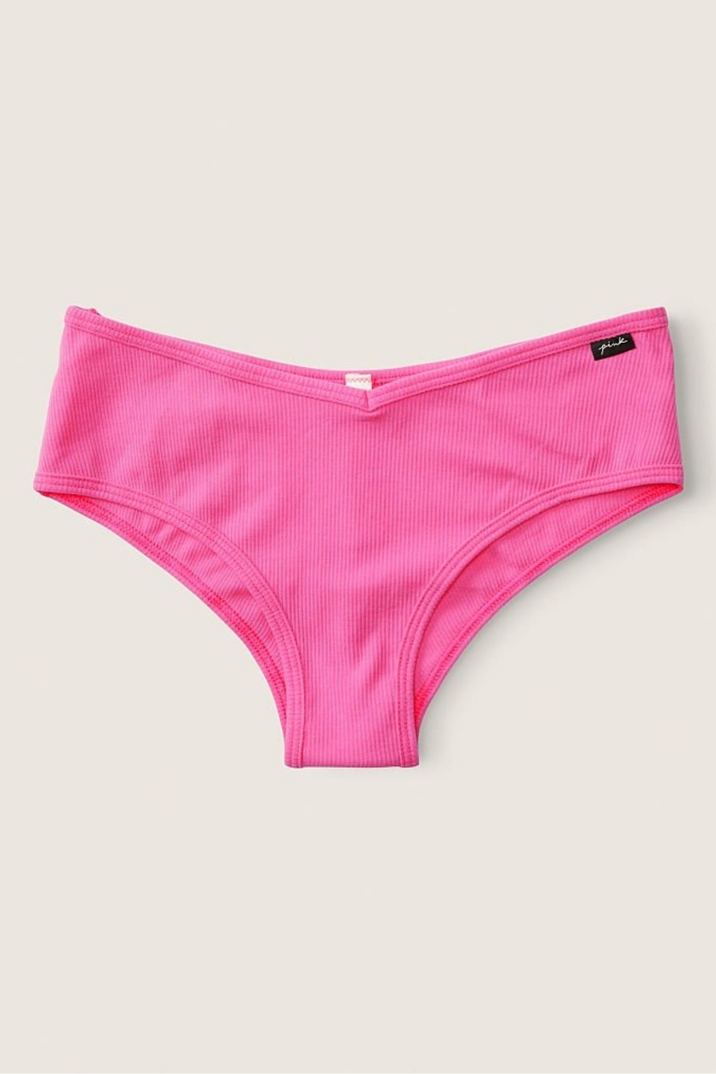 Atomic Pink Victoria\'s Secret Stretch Cotton Cotton Cheeky Knickers | OEN-670528