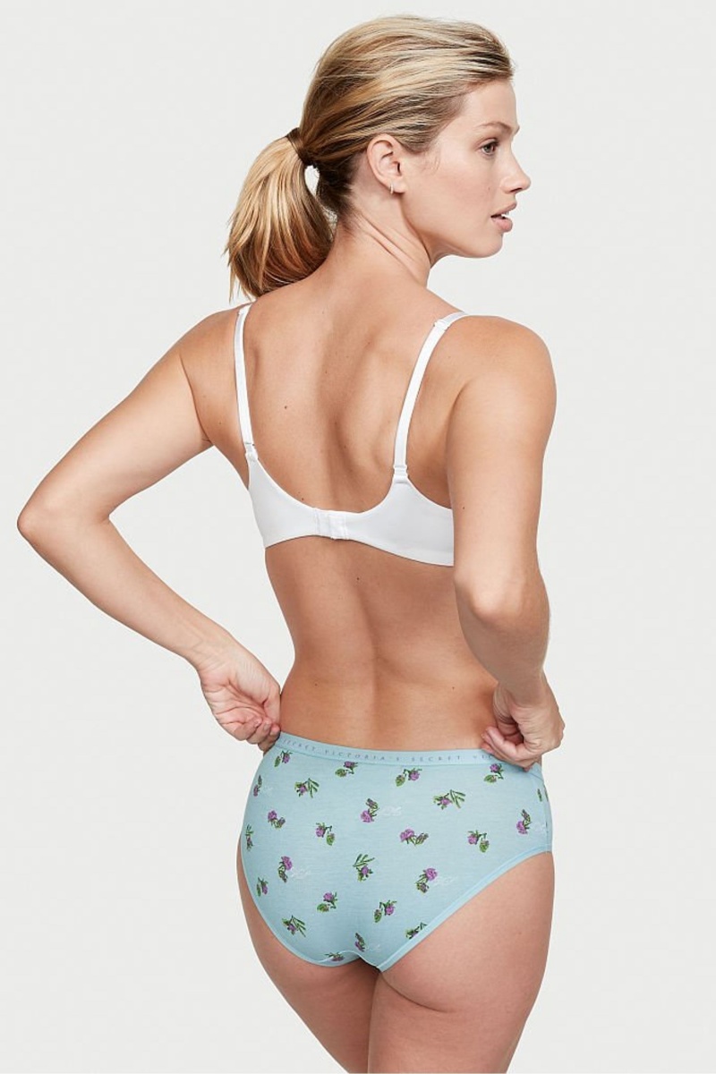 Berry Blush Casual Stripe Victoria's Secret Stretch Cotton Stretch Cotton Hipster Knickers | FNW-127843