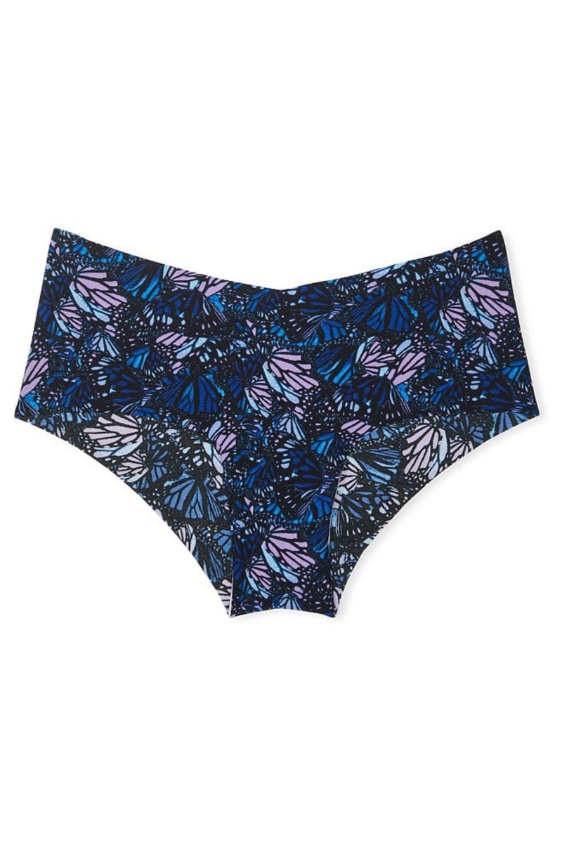 Black Ditsy Strawberry Victoria's Secret Sexy Illusions by Victorias Secret No Show Cheeky Knickers | ZDO-261493