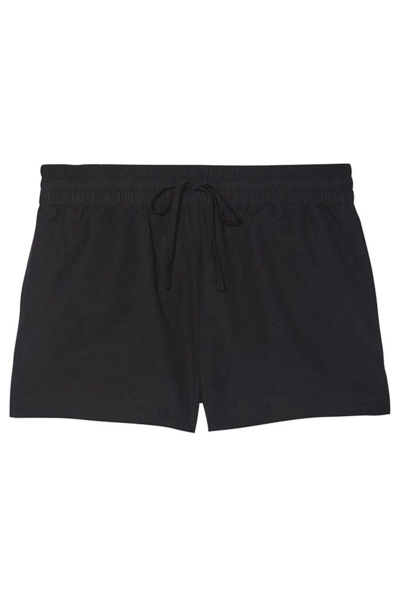 Black Victoria's Secret Linen Shorts | OGH-918476