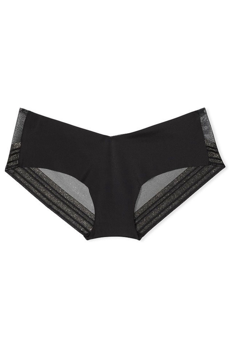 Black Victoria's Secret No-Show Smooth No Show Hipster Panty | NFV-381564