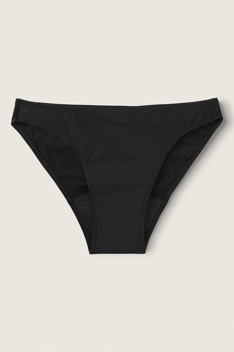 Black Victoria\'s Secret Period Pants Period Bikini Knicker | DAR-508127