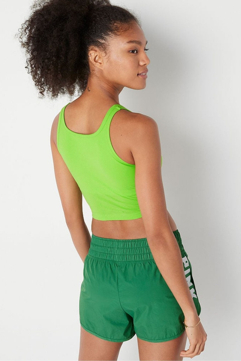 Bloom Green Victoria's Secret Crop Tank Top | QJV-764185