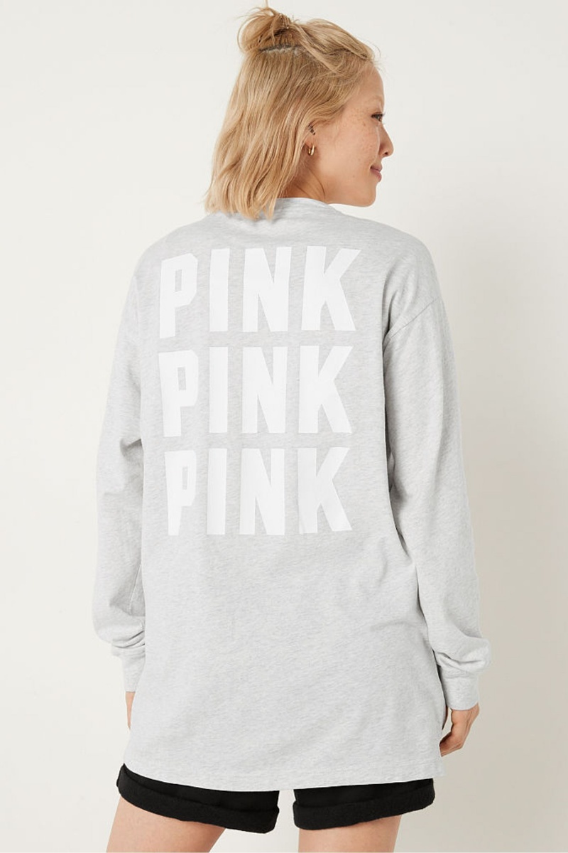 Bloom Green Victoria's Secret Long Sleeve T-Shirt | ABM-740523