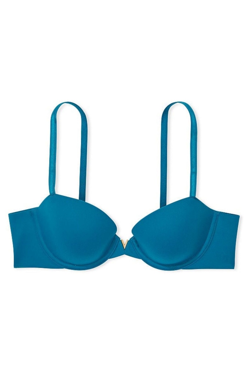 Blue Sapphire Victoria's Secret Love Cloud Smooth Lightly Lined Demi Bra | VYC-738201