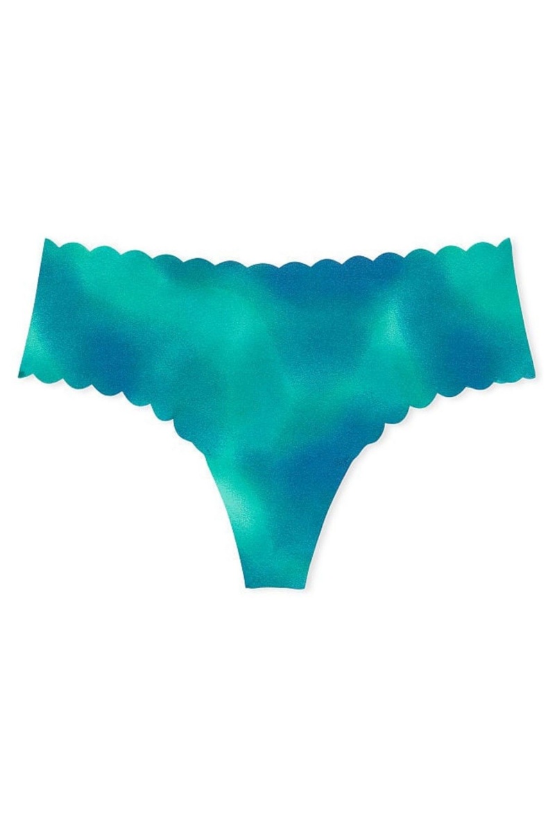 Blue Soft Ombre Victoria's Secret Sexy Illusions by Victorias Secret No Show Thong Knickers | MDS-308479