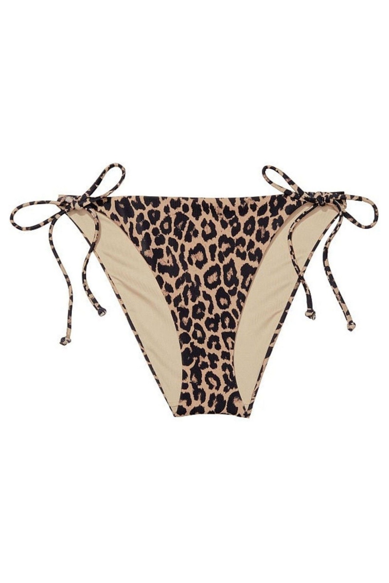 Brown Leopard Print Victoria's Secret Bikini Bottom | WPC-630172