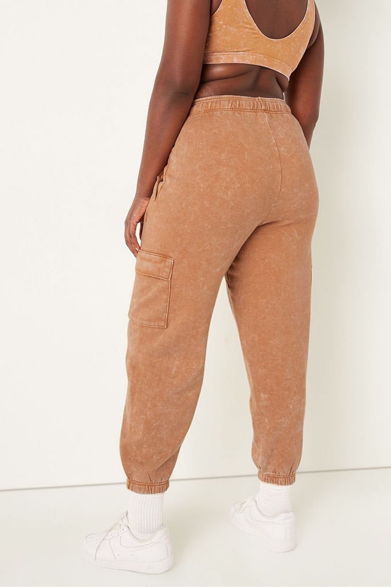 Brown Victoria's Secret Fleece Lounge Jogger | QFH-758431