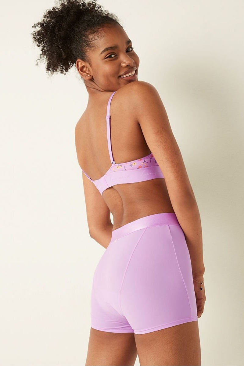 Capri Pink Victoria's Secret Period Short Knickers | NAU-817439