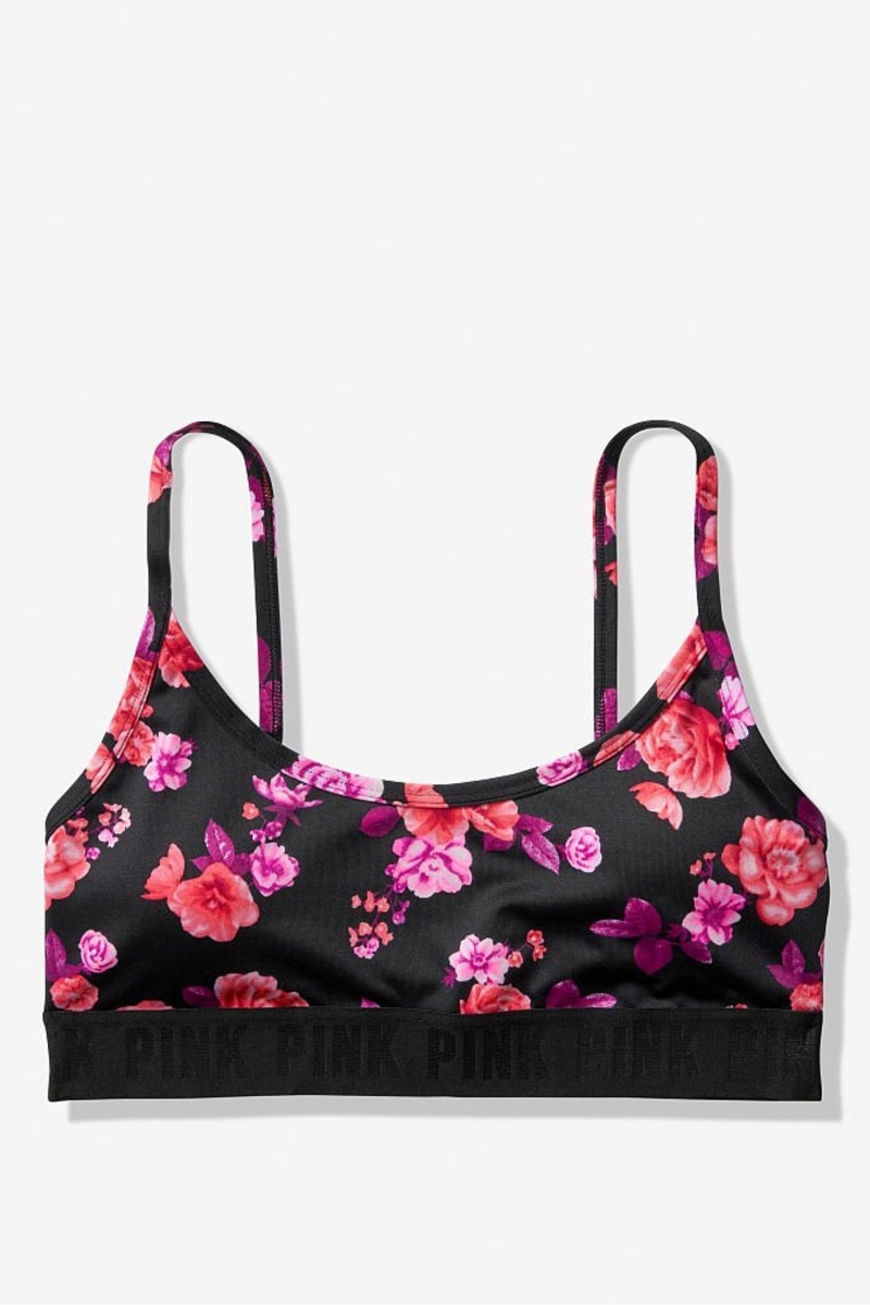 Chalk Rose Victoria's Secret Ultimate Scoop Lightly Lined Sports Bra | HKS-367985