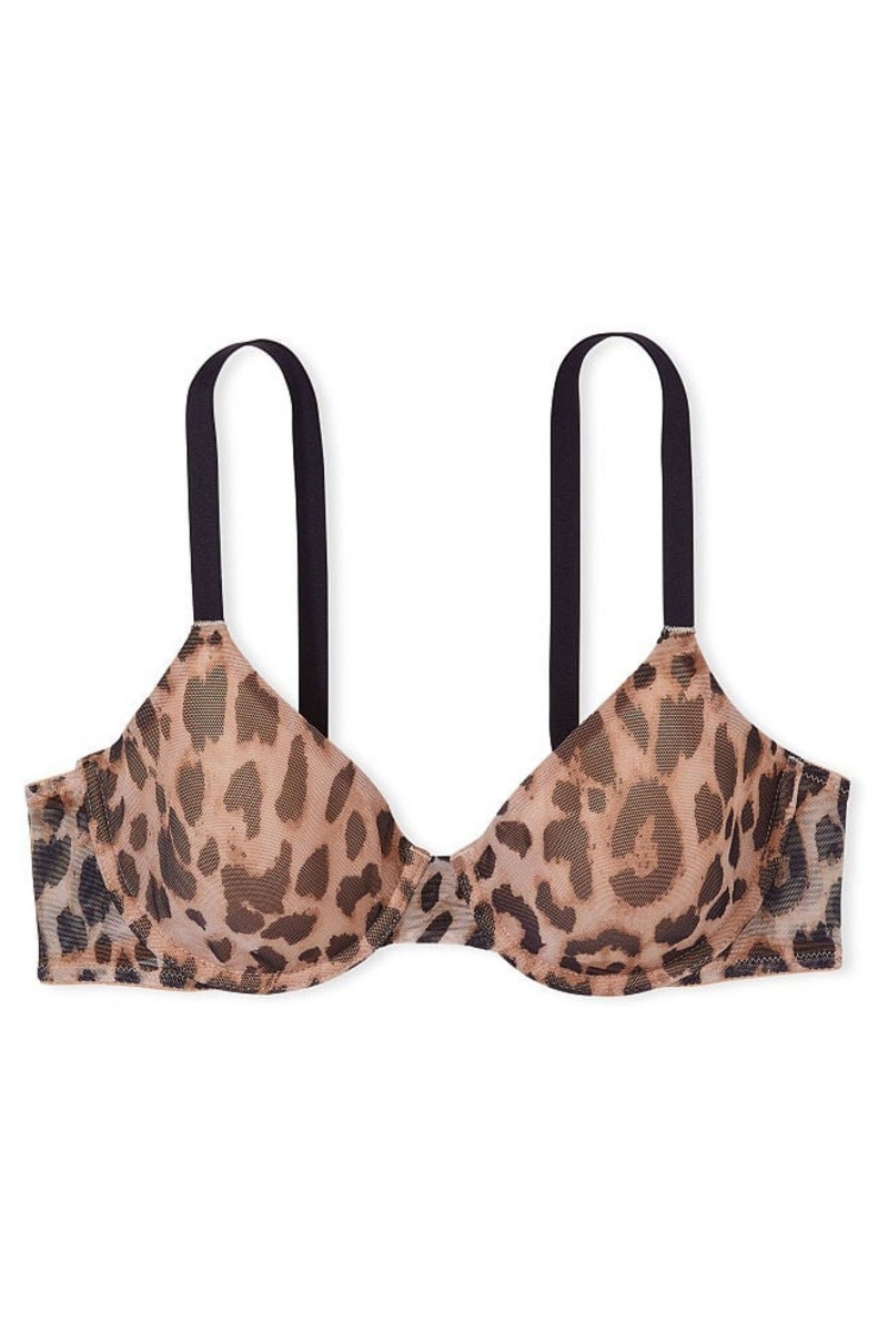 Classic Leopard Brown Victoria's Secret Bare Bra | YCT-853960