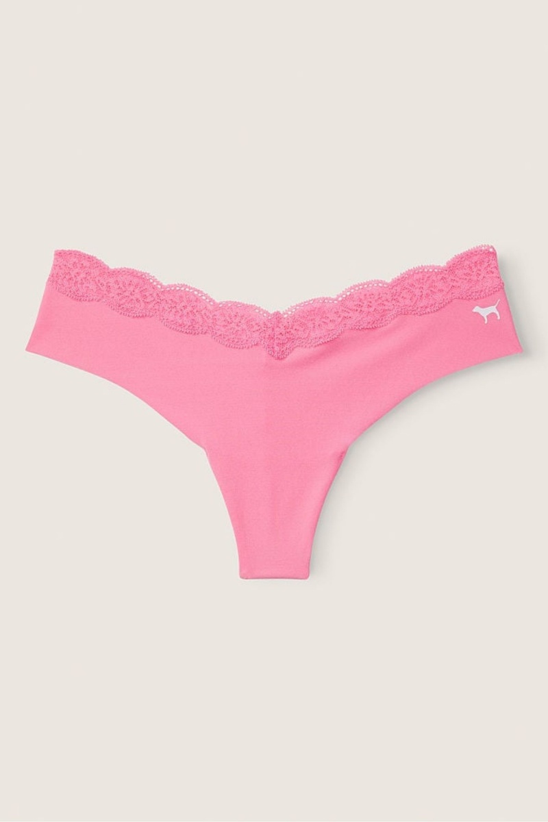 Dreamy Pink Victoria's Secret No-Show No Show Thong | GYX-093571