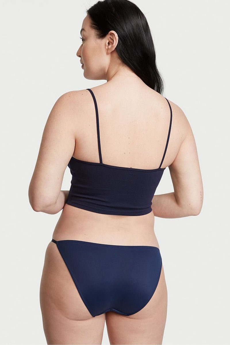 Ensign Navy Blue Victoria's Secret Smooth Bikini Knickers | MXE-320679