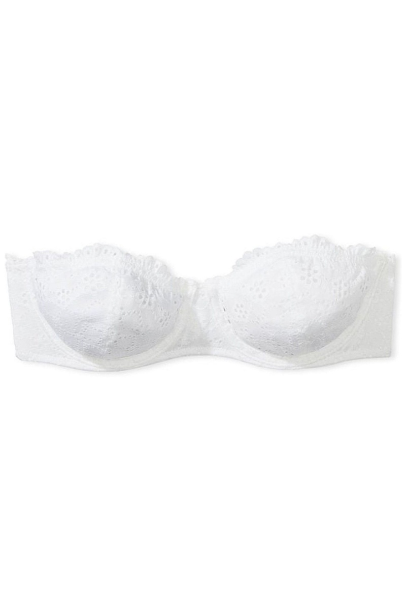 Ensign Victoria's Secret Dream Angels Broderie Scalloped Trim Bra | CAG-081569