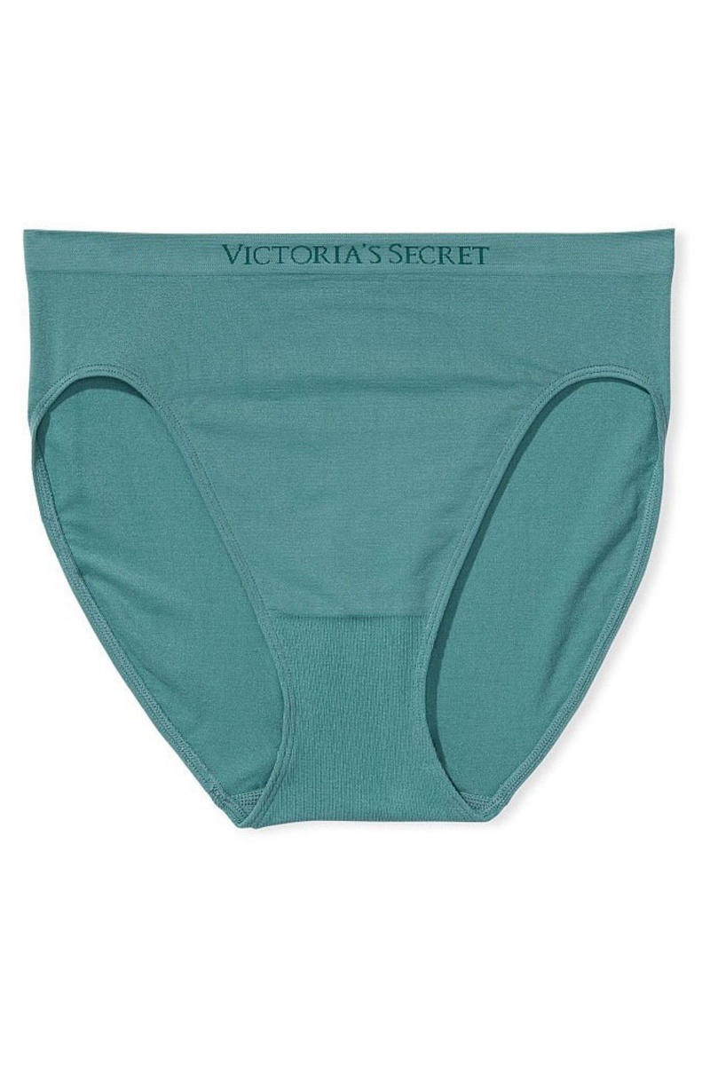 French Sage Green Victoria's Secret Seamless Bikini Knickers | LON-741958