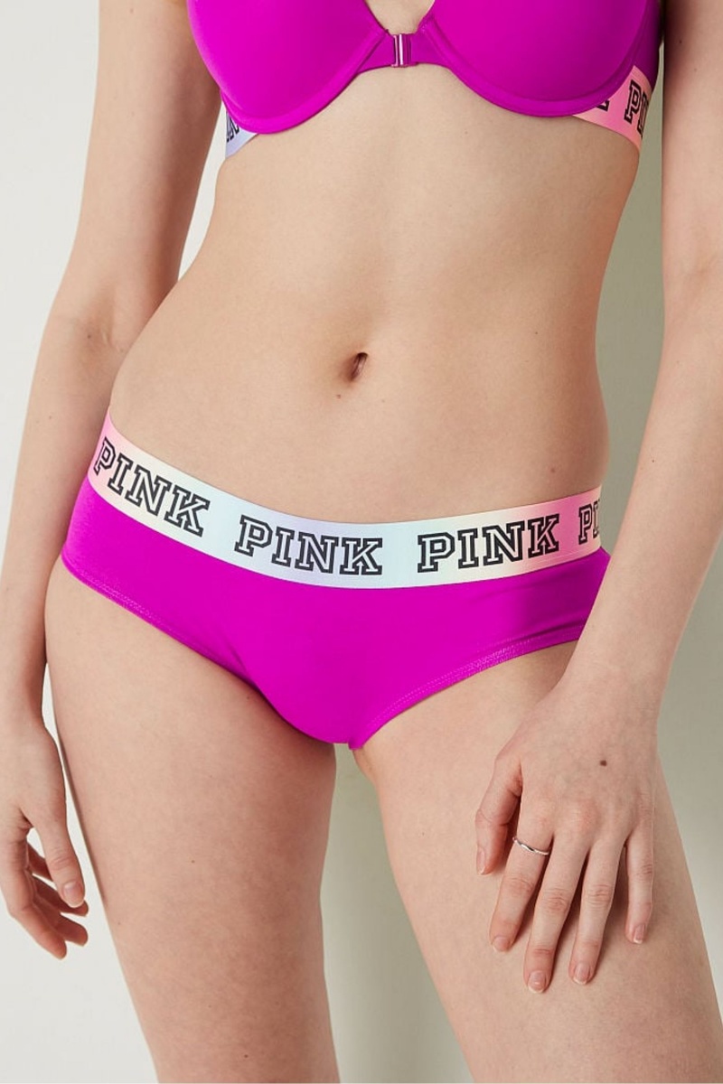 Future Pink Victoria\'s Secret Stretch Cotton Logo Hipster | OHB-913726