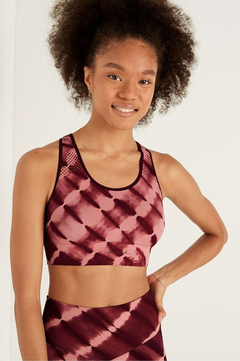 Golden Pear Victoria's Secret Seamless Seamless Lightly Lined Low Impact Racerback Sports Bra | LHP-345170