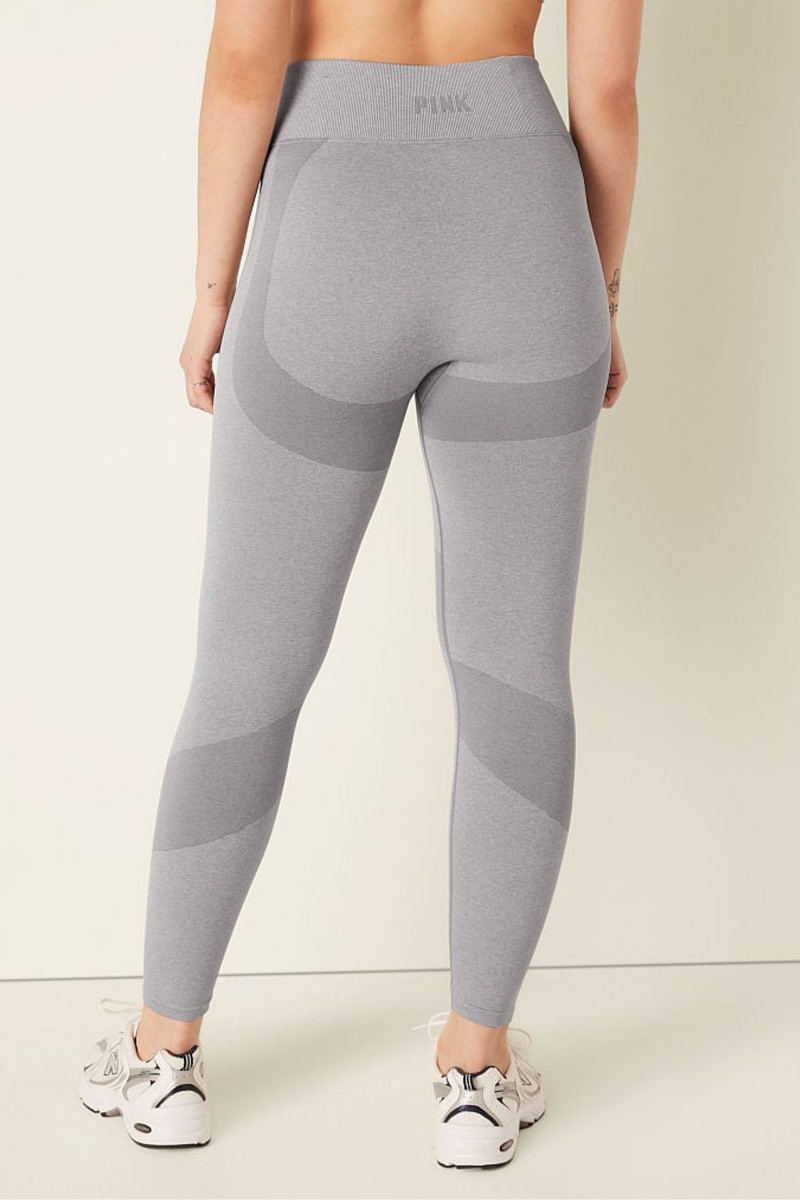 Grey Oasis Marl Victoria's Secret Seamless High Waist Legging | ENI-716835