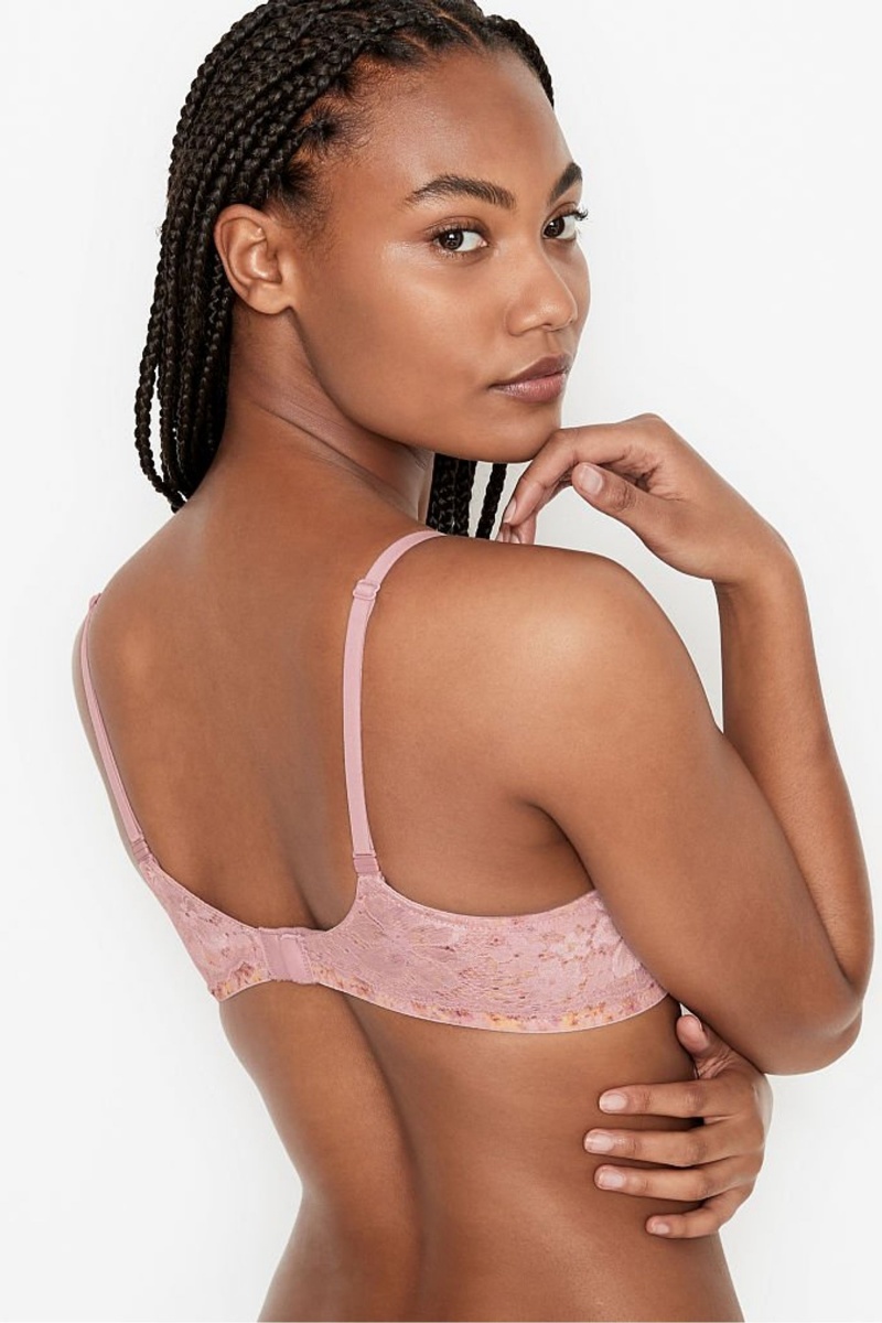 Heather Grey Victoria's Secret Sexy Tee The Mix Plunge Bra | UMK-458932