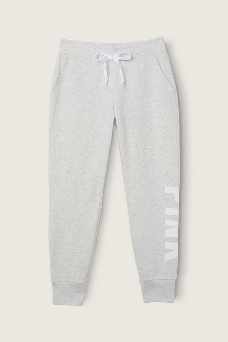 Heather Stone Grey Sans Logo Victoria's Secret Everyday Lounge Jogger | IZD-541679