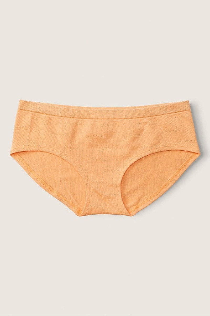 Light Orange Victoria\'s Secret Seamless Hipster Knickers | IUR-360945