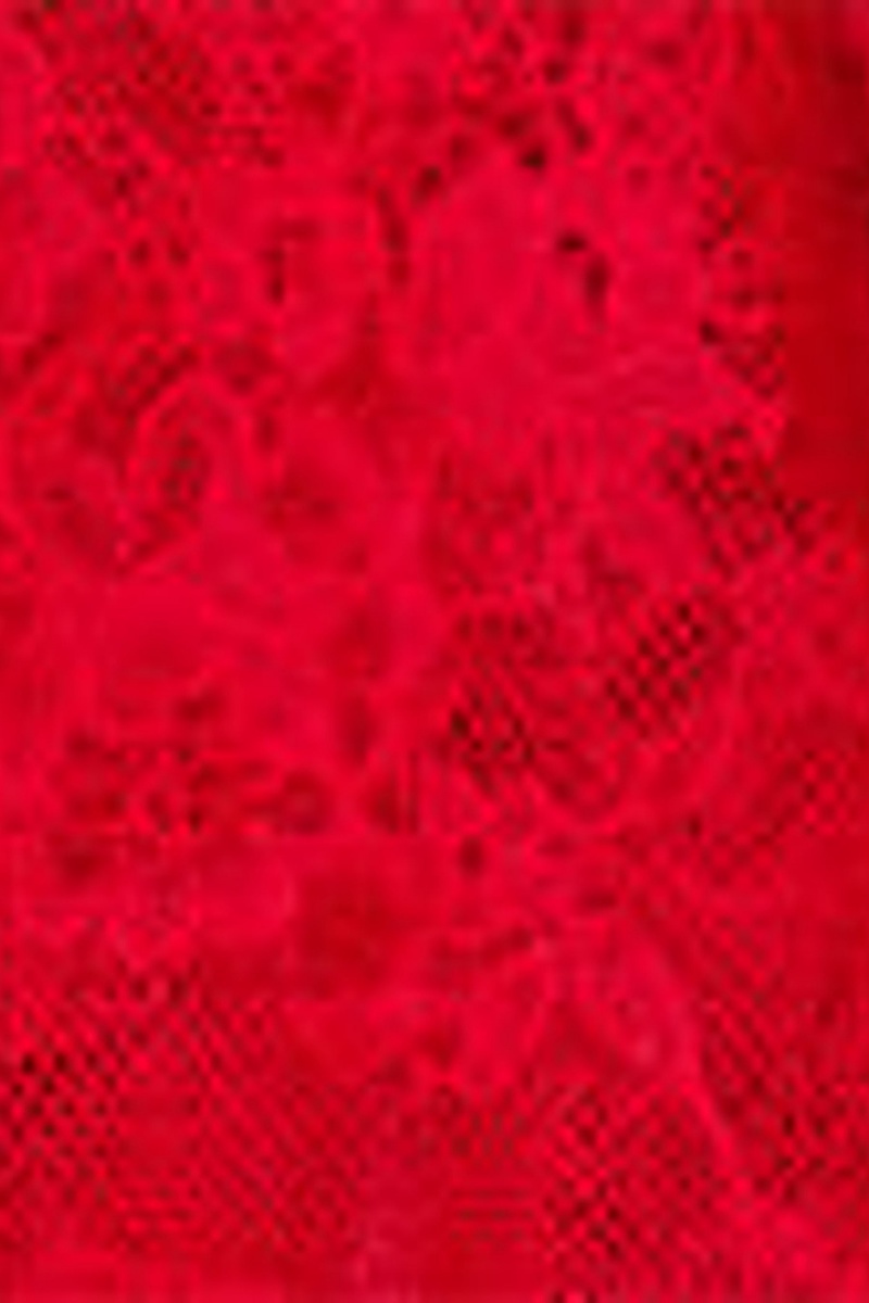 Lipstick Red Victoria's Secret Lace Cut Out Apron Bodysuit | TZX-729038