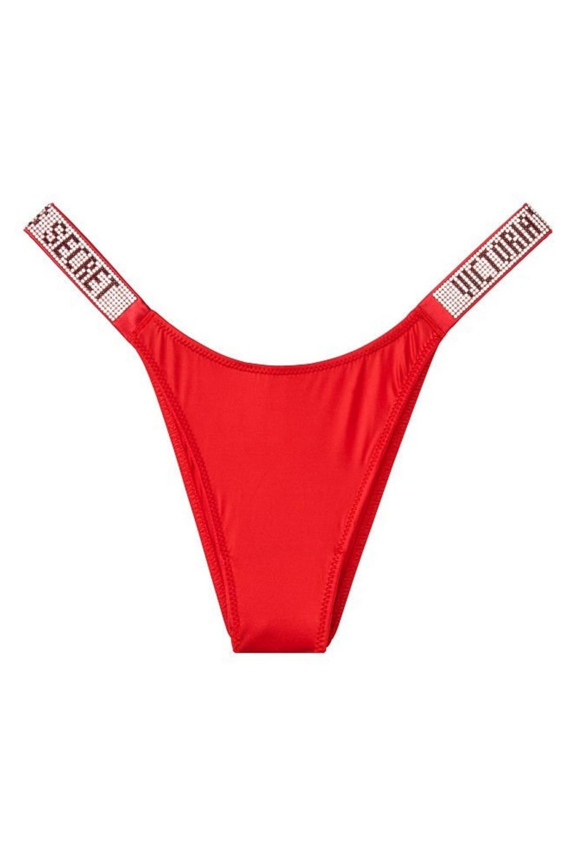 Lipstick Red Victoria's Secret Very Sexy Smooth Shine Strap Knickers | VBN-961872