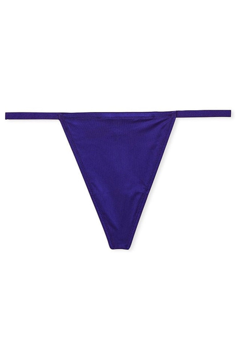 Night Ocean Blue Victoria's Secret Very Sexy Smooth G String Knickers | QZT-082657