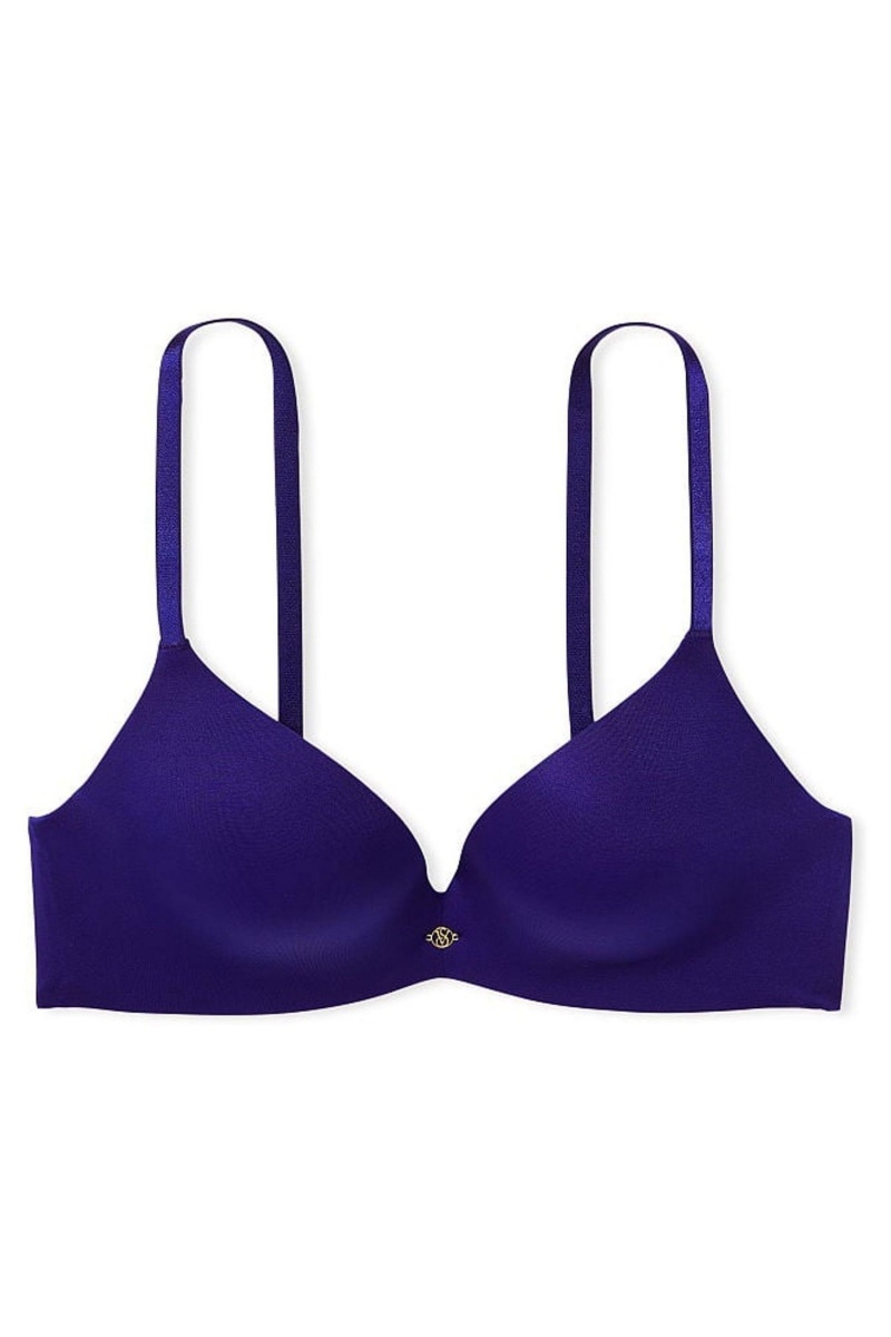 Night Ocean Blue Victoria's Secret Very Sexy Smooth Non Wired Push Up Bra | RUN-497865